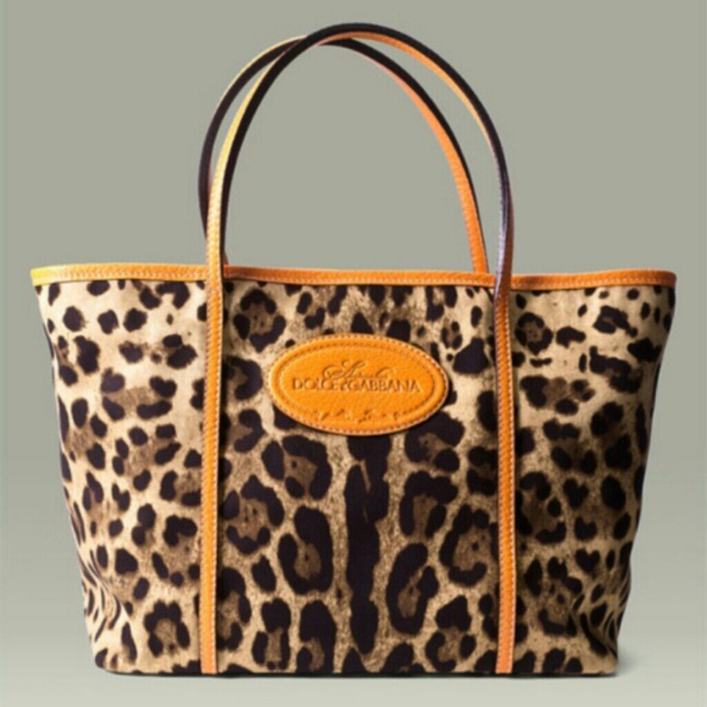 Dolce and Gabbana Animalier Tote Bag